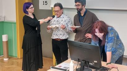 Utrinek z letošnjega Anglističnega dne (foto: Andreja Drašler)